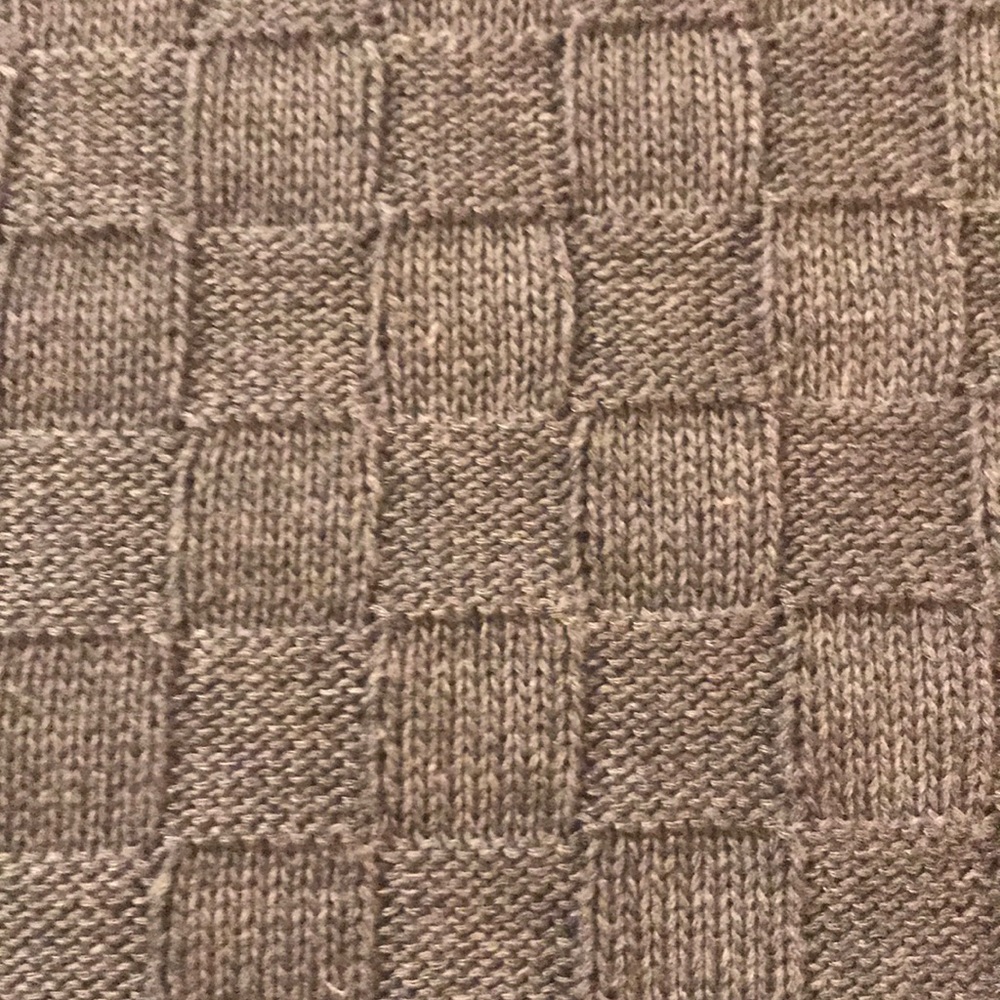 Mud pie gray knit square poncho - Picture 6 of 7